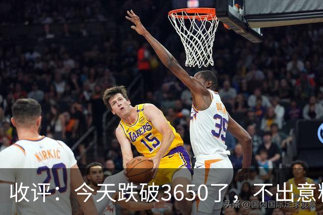 收评：今天跌破3650了，不出意料，明天或会这样走